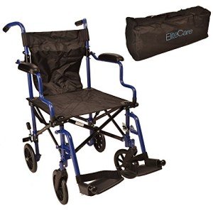 Lightweight Folding Travel Wheelchair with Carry Bag