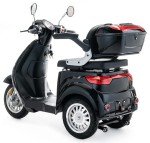 VELECO Cristal 3-Wheel Mobility Scooter - Black