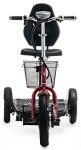 VELECO ZT16 3-Wheel Mobility Scooter - Red