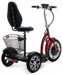 VELECO ZT16 3-Wheel Mobility Scooter - Red