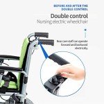 Compact Electric Wheelchair with Dual-Function Folding