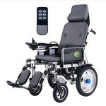 XHY Heavy Duty Foldable Electric Wheelchair with Remote