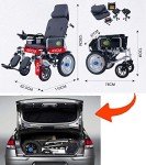 XHY Heavy Duty Foldable Electric Wheelchair with Remote