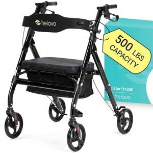 Helavo Heavy-Duty Bariatric Walker - 500 lbs Capacity