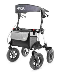 KMINA PRO All Terrain Folding Walker with Seat