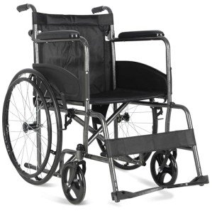 Folding Lightweight Self-Propelled Wheelchair with Extra Wide Seat