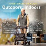 Helavo Lightweight Foldable Rollator with Seat