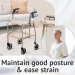 Homecraft Walker Trolley with Wheels and Trays