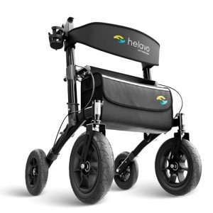 Helavo Foldable All-Terrain Walker with Comfortable Seat