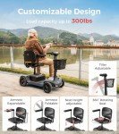 PAISEEC S1 All-Terrain Mobility Scooter for Adults