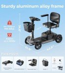 PAISEEC S1 All-Terrain Mobility Scooter for Adults