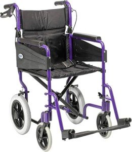 Lightweight Folding Mobility Scooter - Purple