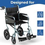 Lightweight Folding Mobility Scooter - Purple