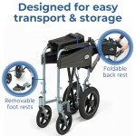 Lightweight Folding Mobility Scooter - Purple