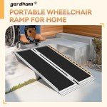 4FT Foldable Aluminum Wheelchair Ramp for Home