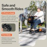 SuperHandy Foldable Electric 3-Wheel Mobility Scooter