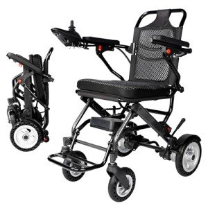 Lightweight All-Terrain Folding Electric Wheelchair for Seniors