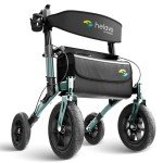 Helavo Foldable All Terrain Walker with Seat