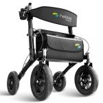 Helavo Foldable All-Terrain Walker with Comfortable Seat
