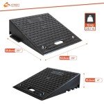 Set of 2 Heavy Duty 6" Rubber Ramps