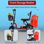 Lightweight 3-Wheel Mobility Scooter for Adults