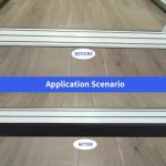 Self-Adhesive PVC Wheelchair Ramp Transition Strip