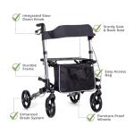 Elite Care X Cruise Folding Lightweight Walker