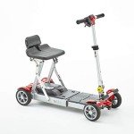 Lightweight 4-Wheel Folding Electric Mobility Scooter
