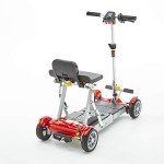 Lightweight 4-Wheel Folding Electric Mobility Scooter