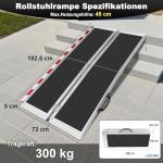 Foldable Aluminum Wheelchair Ramp for Easy Access