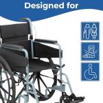 Lightweight Folding Mobility Wheelchair for Travel