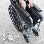 Lightweight Folding Mobility Wheelchair for Travel