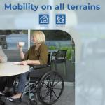 Lightweight Folding Mobility Wheelchair for Travel