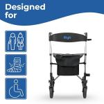 Days Deluxe Lightweight Folding 4-Wheel Rollator