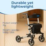 Days Deluxe Lightweight Folding 4-Wheel Rollator