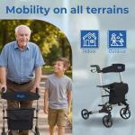 Days Deluxe Lightweight Folding 4-Wheel Rollator