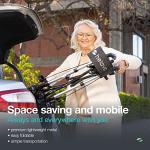 Helavo Lightweight Foldable Rollator with Seat