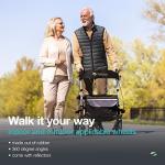 Helavo Lightweight Foldable Rollator with Seat