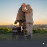 Helavo Lightweight Foldable Rollator with Seat