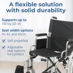 Days Whirl Self-Propelled Wheelchair for Easy Mobility