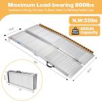 5FT Folding Aluminum Wheelchair Ramp for Easy Access
