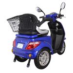 Blue ZT500 3-Wheel Electric Mobility Scooter Bundle