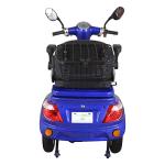 Blue ZT500 3-Wheel Electric Mobility Scooter Bundle