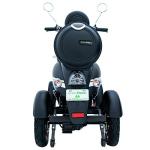 Matt Black 4-Wheel Electric Mobility Scooter with Accessories