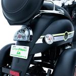 Matt Black 4-Wheel Electric Mobility Scooter with Accessories