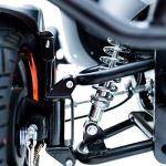 Matt Black 4-Wheel Electric Mobility Scooter with Accessories