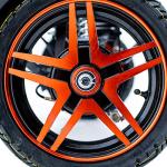 Matt Black 4-Wheel Electric Mobility Scooter with Accessories