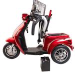 3-Wheel Mobility Scooter with Removable Battery & Extras