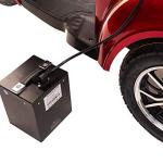 3-Wheel Mobility Scooter with Removable Battery & Extras