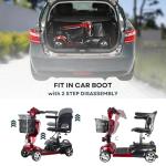 iCAN X-02 Portable Mobility Scooter with Removable Battery